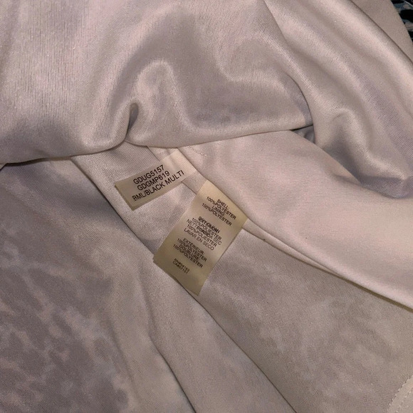 Guess Women's Sweetheart Zip Printed Chiffon Dress size 10 D3 - Picture 4 of 4